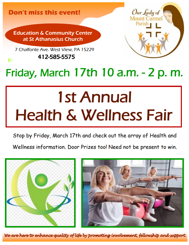 1st Annual Health & Wellness Fair