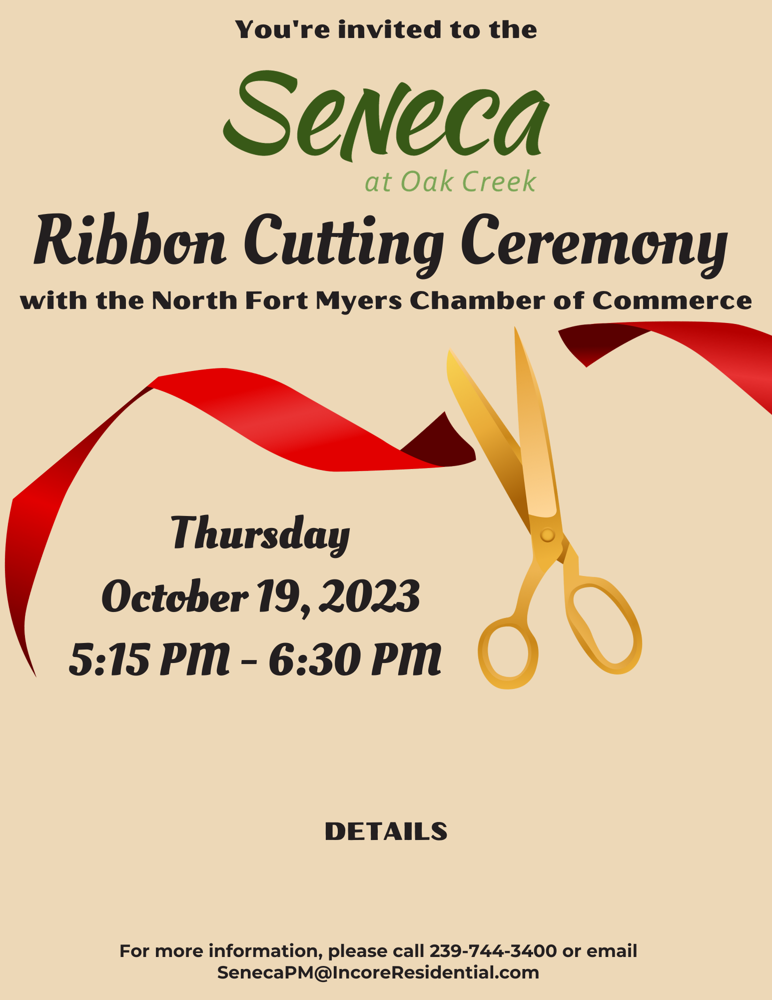 Ribbon Cutting Scissors - 30 in.