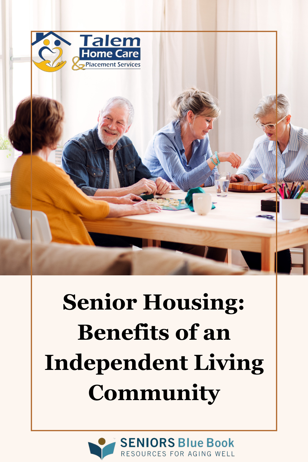 Senior Housing: Benefits of an Independent Living Community | SBB