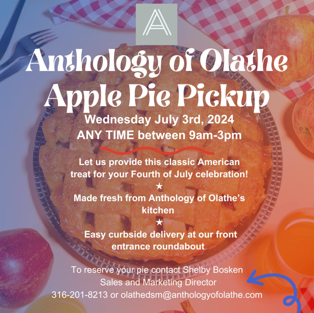 Anthology of Olathe  Apple Pie Pickup