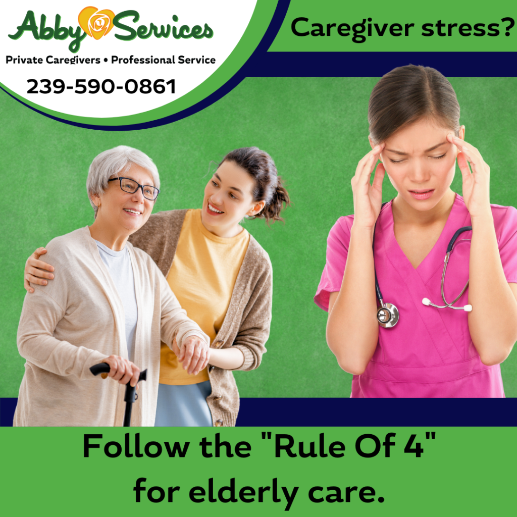 Are you struggling with the challenges of elderly in-home care? Follow “The Rule Of 4".