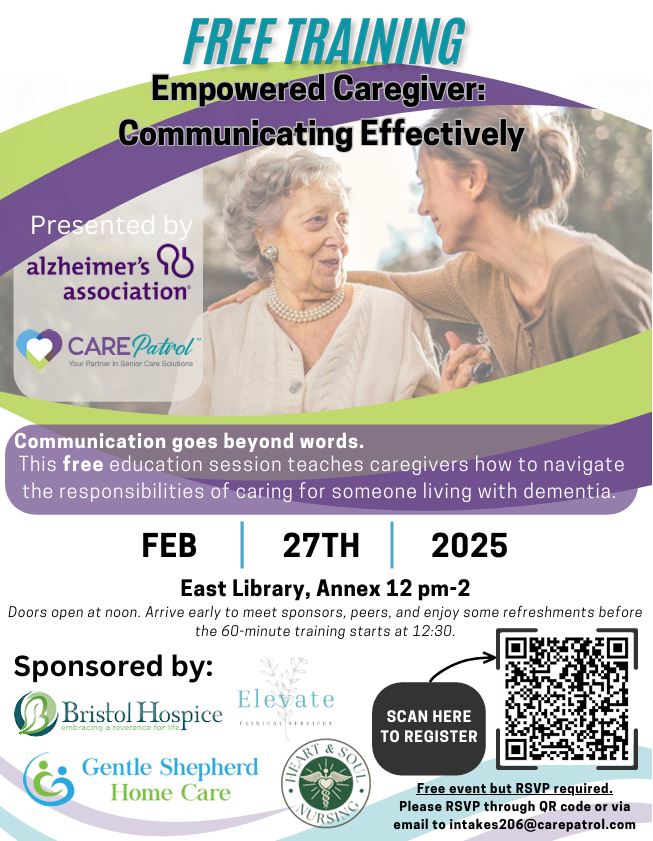 Events - Free Training - Empowered Caregiver: Communicating Effectively ...