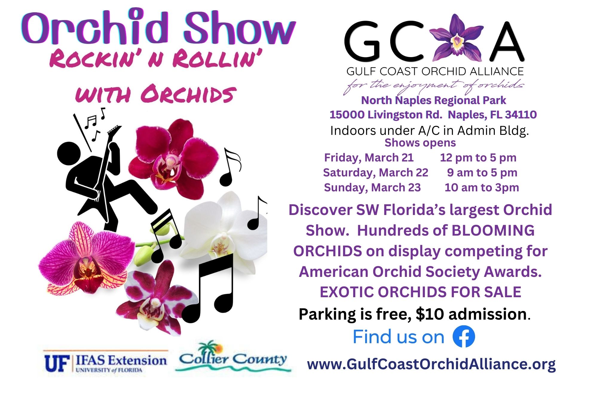 Orchid Show Rockin' N Rollin' with Orchids