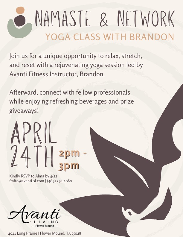 Namaste & Network: Fitness class with Brandon