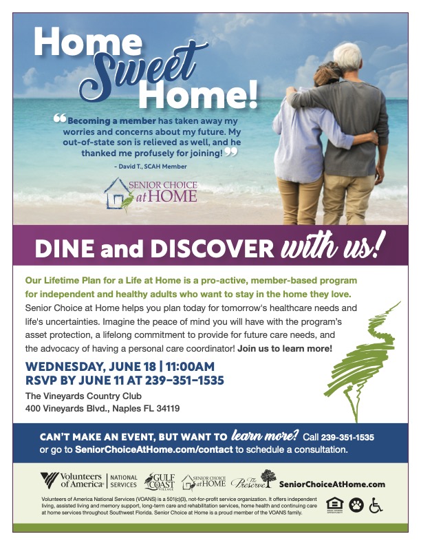 Dine and Discover with Senior Choice at Home