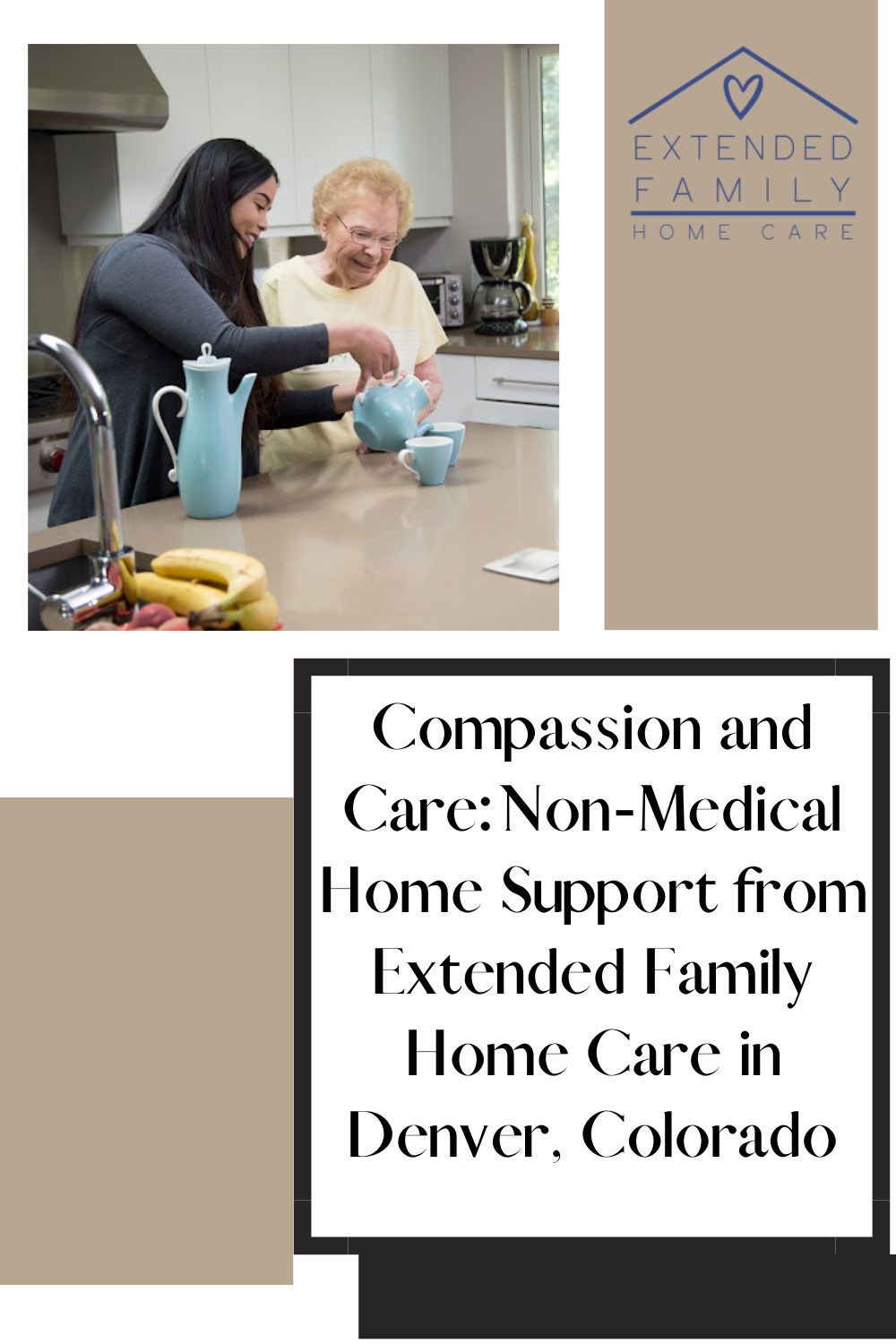 Non-Medical Home Support from Extended Family Home Care in Denver, Colorado
