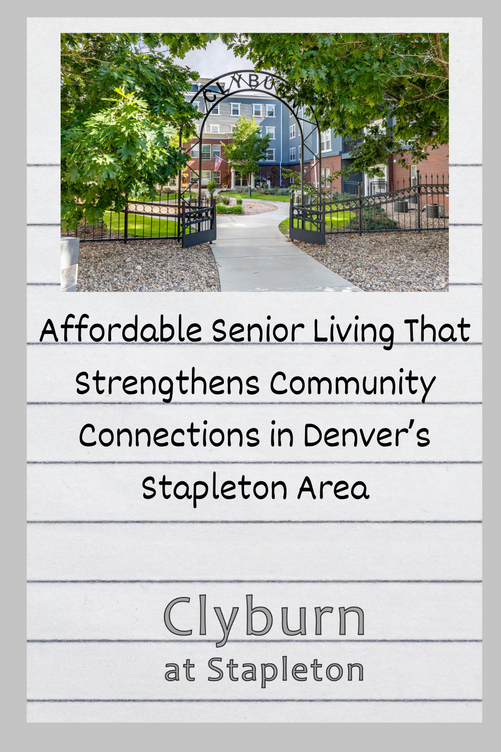 Affordable Senior Living That Strengthens Community Connections in Denver’s Stapleton Area
