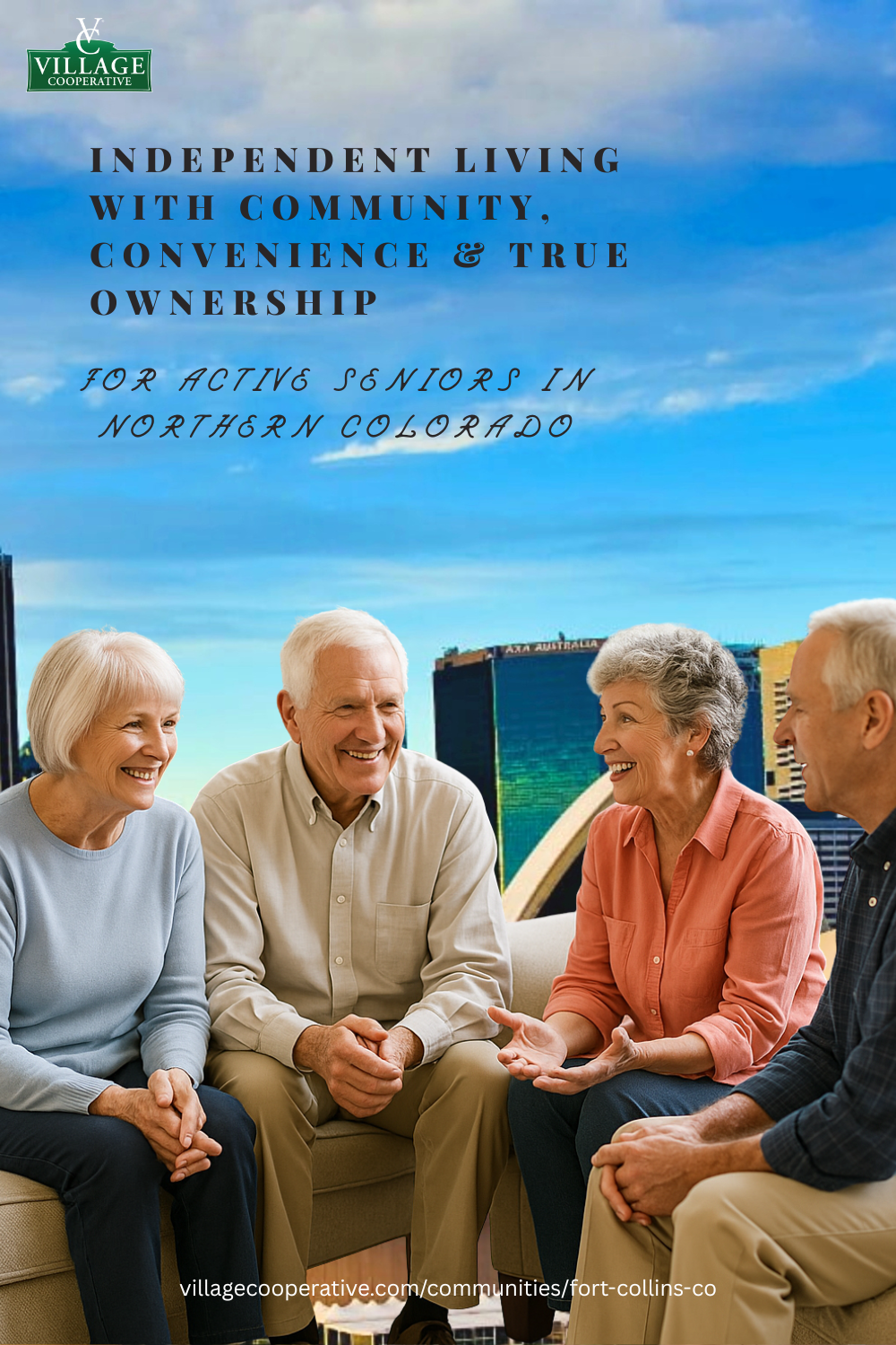 Independent Living With Community, Convenience & True Ownership for Active Seniors in Northern Colorado