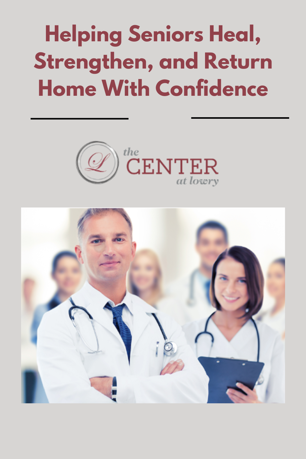 Helping Seniors Heal, Strengthen, and Return Home With Confidence