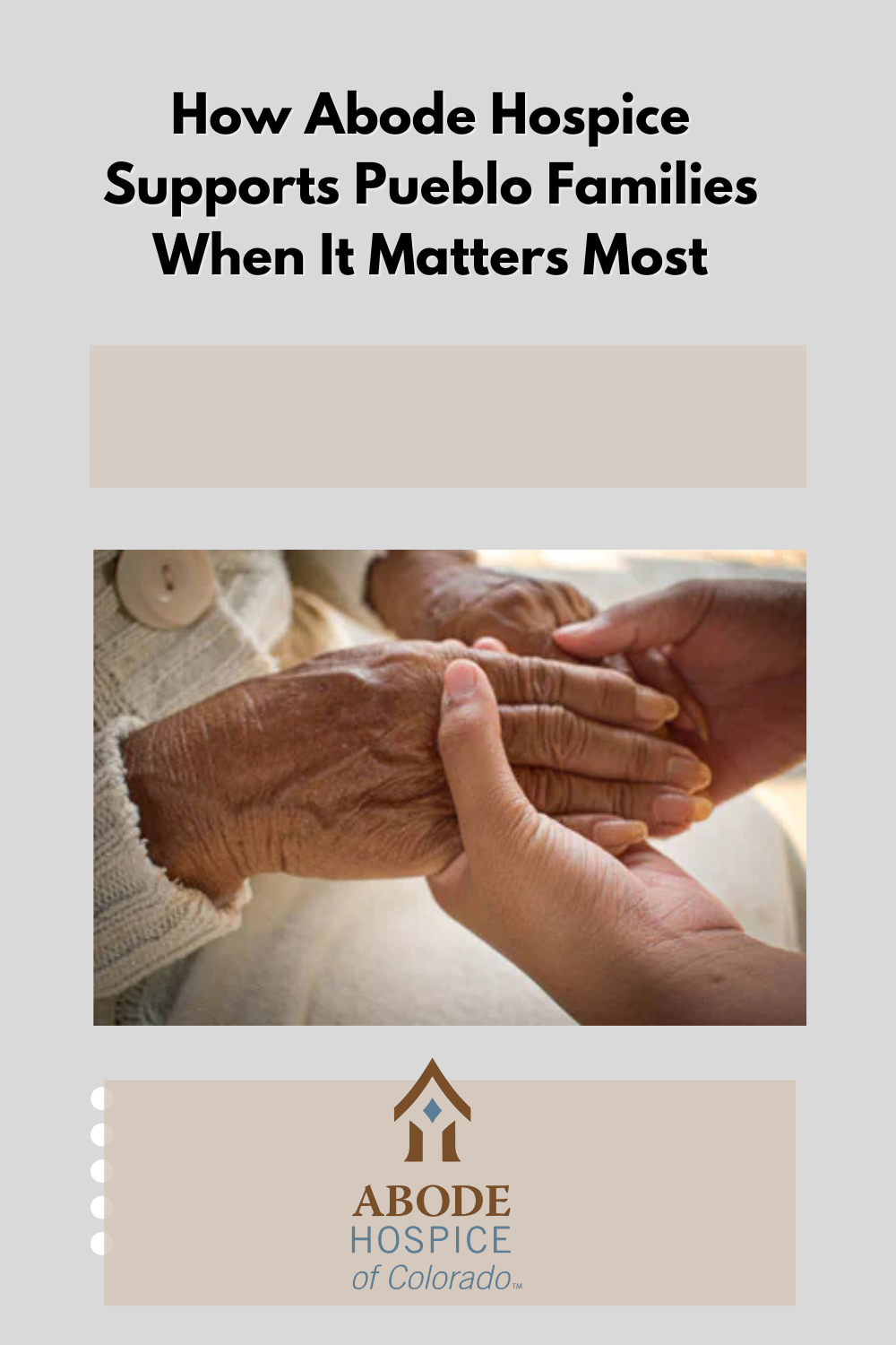 How Abode Hospice Supports Pueblo Families When It Matters Most