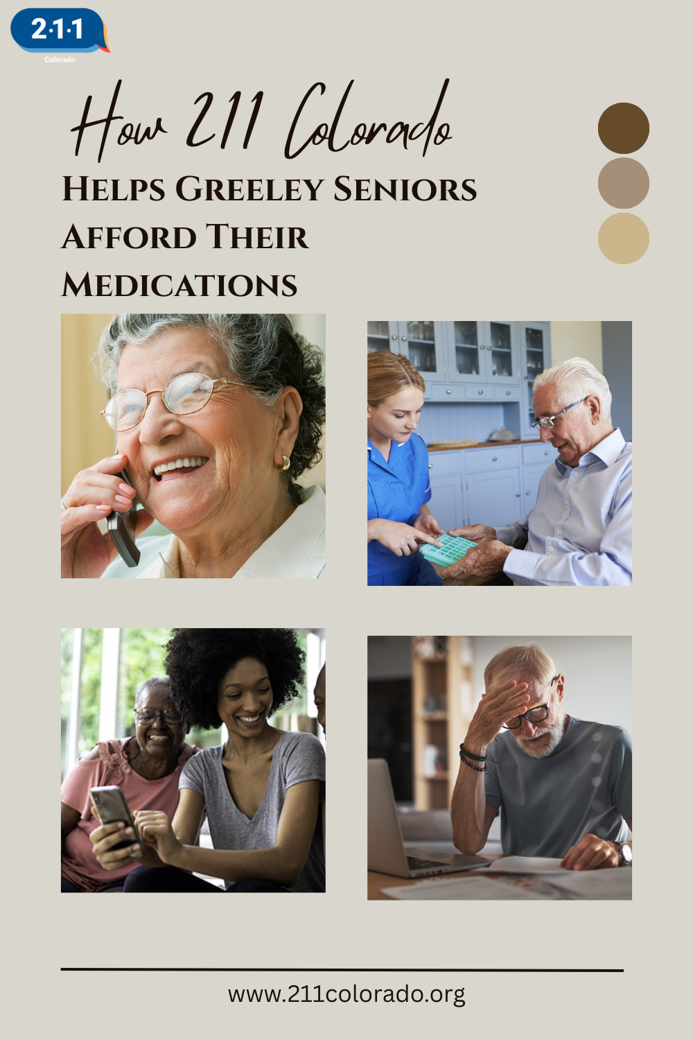 How 211 Colorado Helps Greeley Seniors Afford Their Medications
