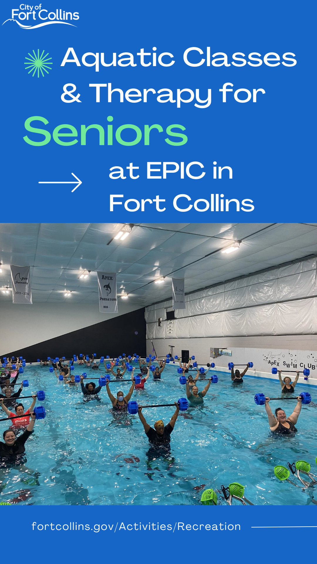 Aquatic Classes & Therapy for Seniors at EPIC in Fort Collins