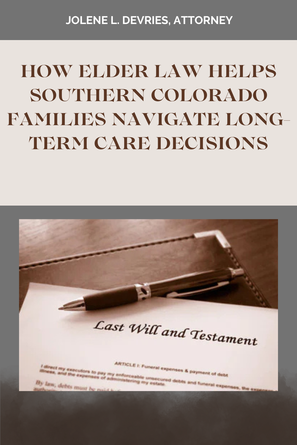 How Elder Law Helps Southern Colorado Families Navigate Long-Term Care Decisions