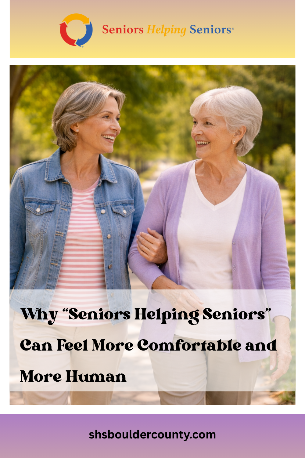 Why “Seniors Helping Seniors” Can Feel More Comfortable and More Human