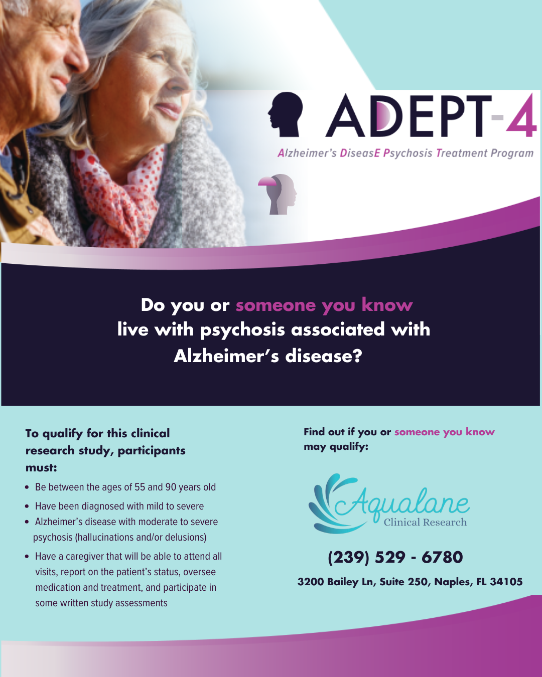 ADEPT-4 Clinical Research Study: Advancing Care for Alzheimer’s Diseas