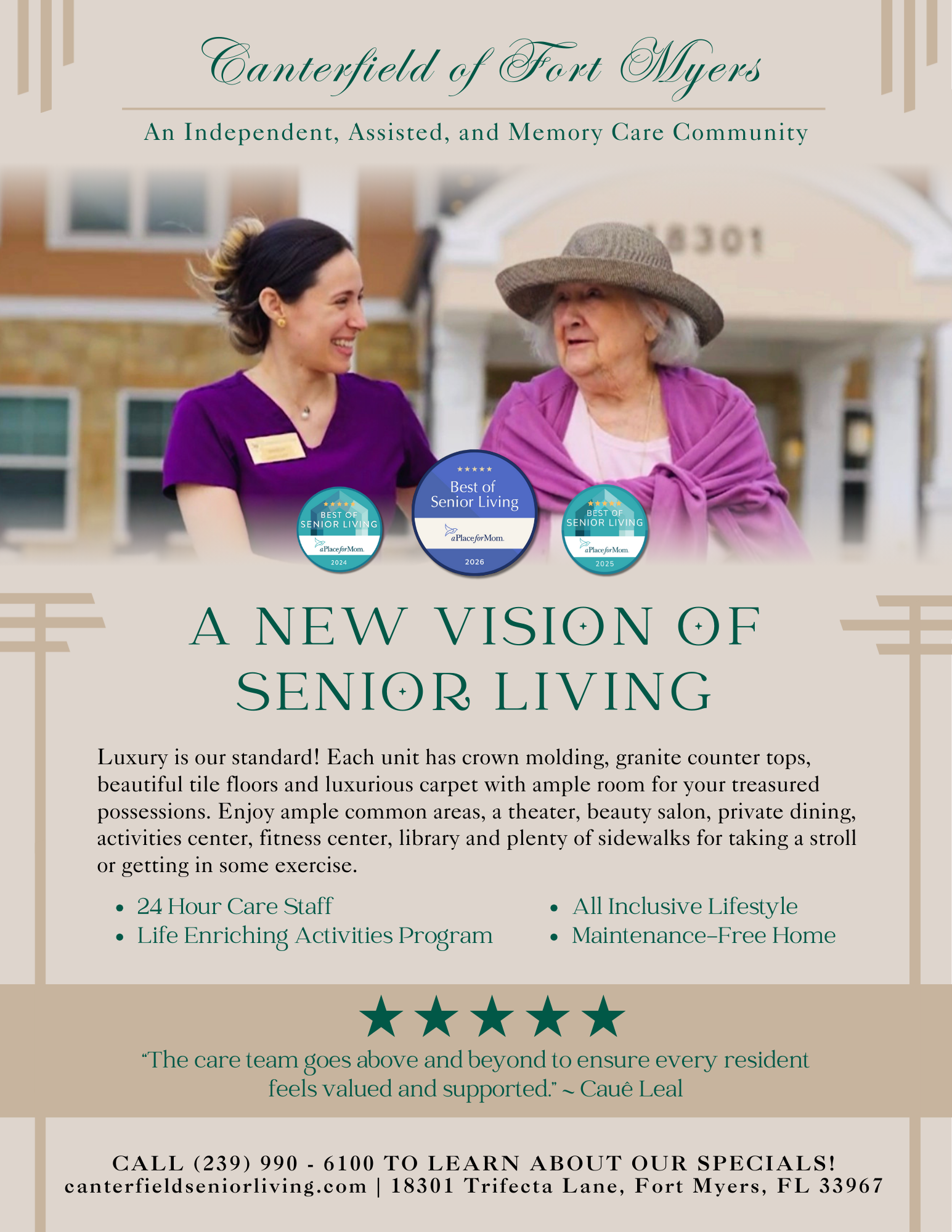 A New Vision of Senior Living: Inside Canterfield of Fort Myers