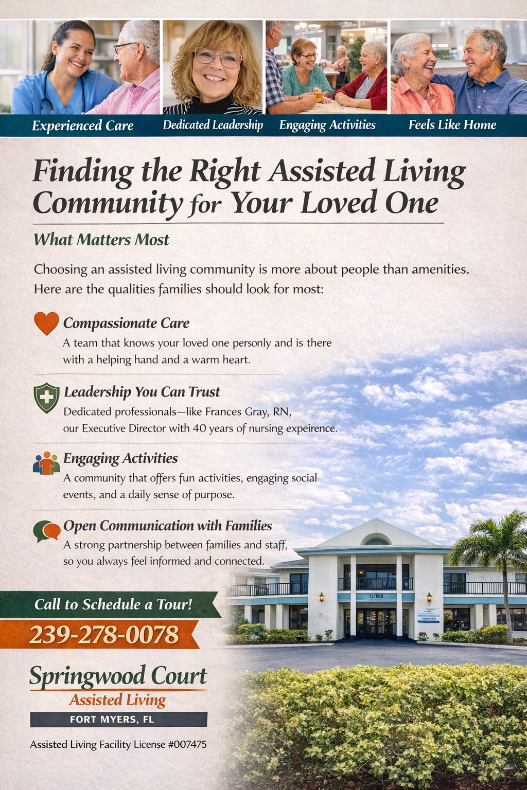 Finding the Right Assisted Living Community for Your Loved One