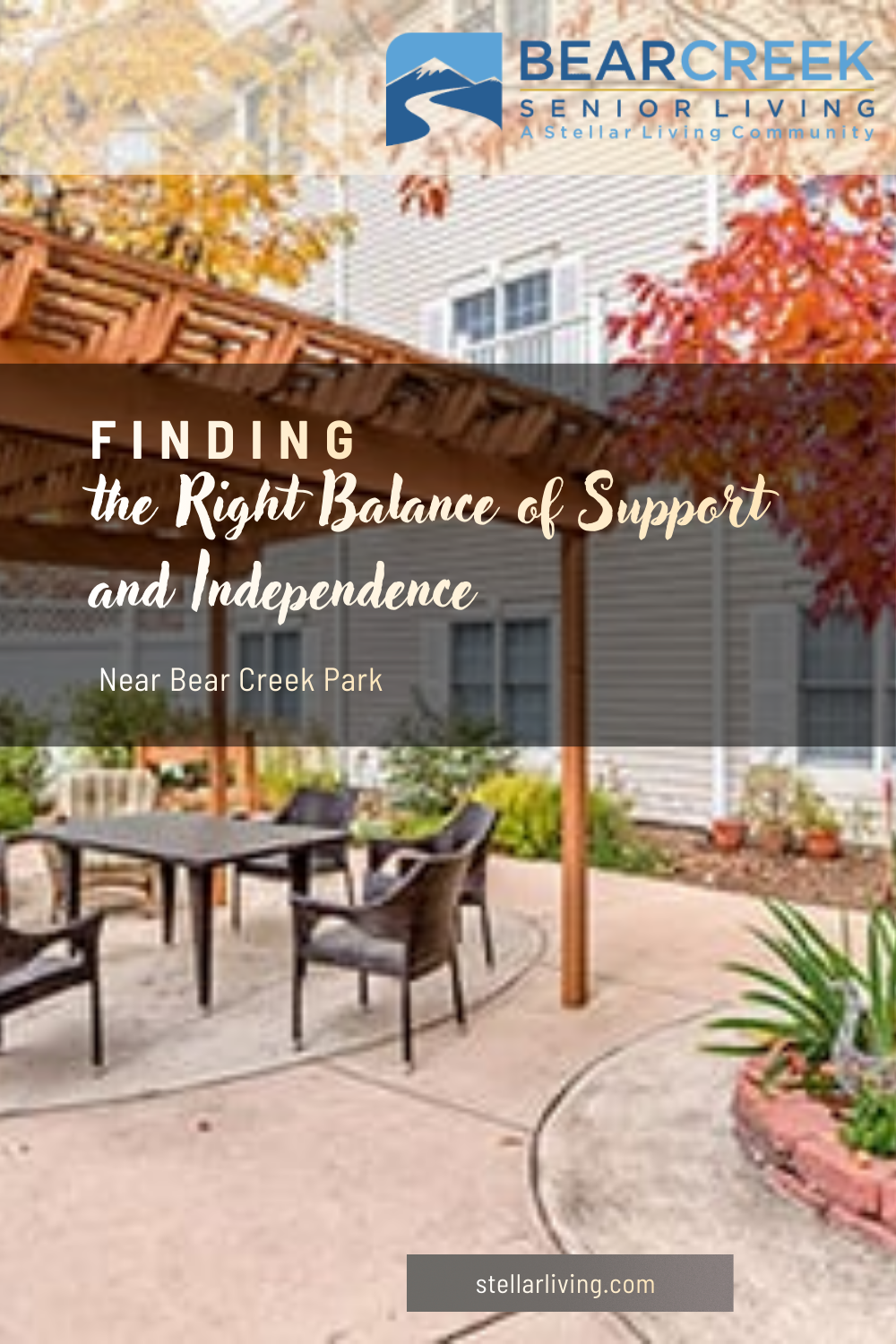 Finding the Right Balance of Support and Independence New Bear Creek P