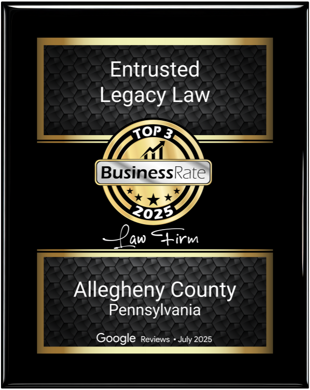 Entrusted Legacy Law Named Top 3 Law Firm in Allegheny County!
