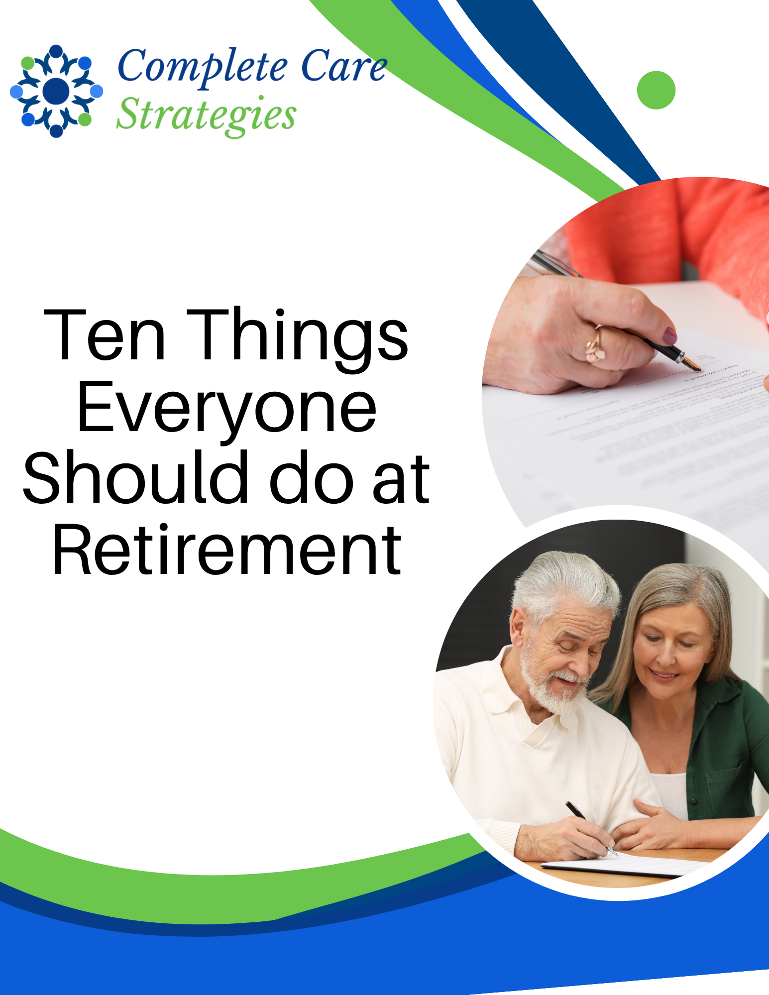 Ten Things Everyone Should do at Retirement