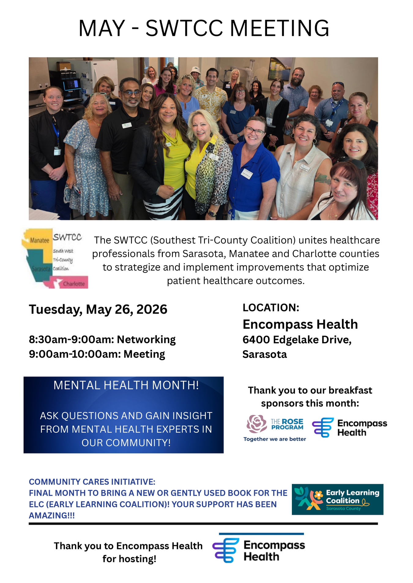 SWTCC (Southwest Tri-County Community Coalition) Meeting!