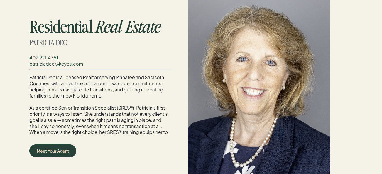 Keyes Realty Group - Patricia Dec - Realtor & Senior Transition Specialist_1