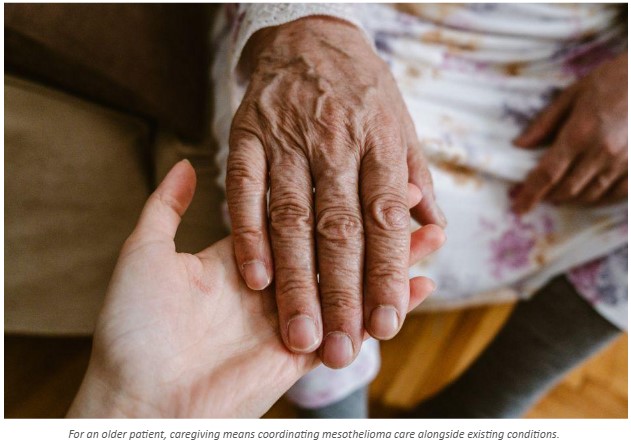 Caring for an Older Adult After a Mesothelioma Diagnosis