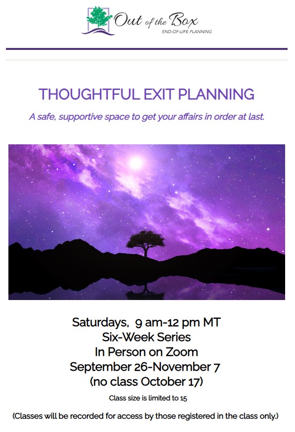 Thoughtful Exit Planning - Six-Week Series