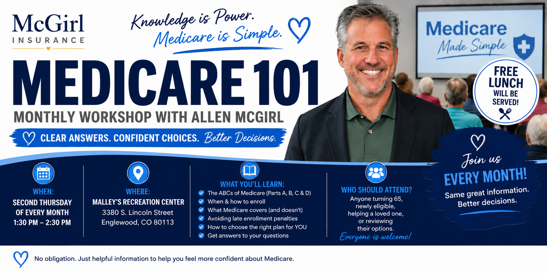 Medicare 101: Free Lunch & Simple Medicare Answers
