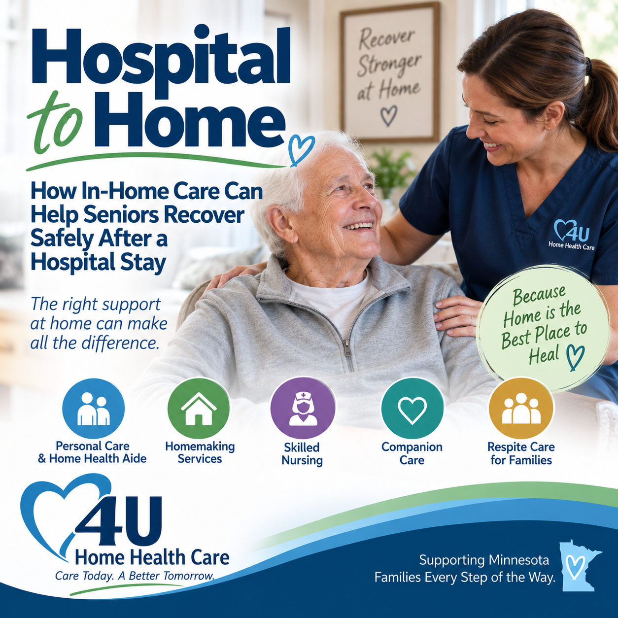 How Home Care Can Help Seniors Recover Safely After a Hospital Stay