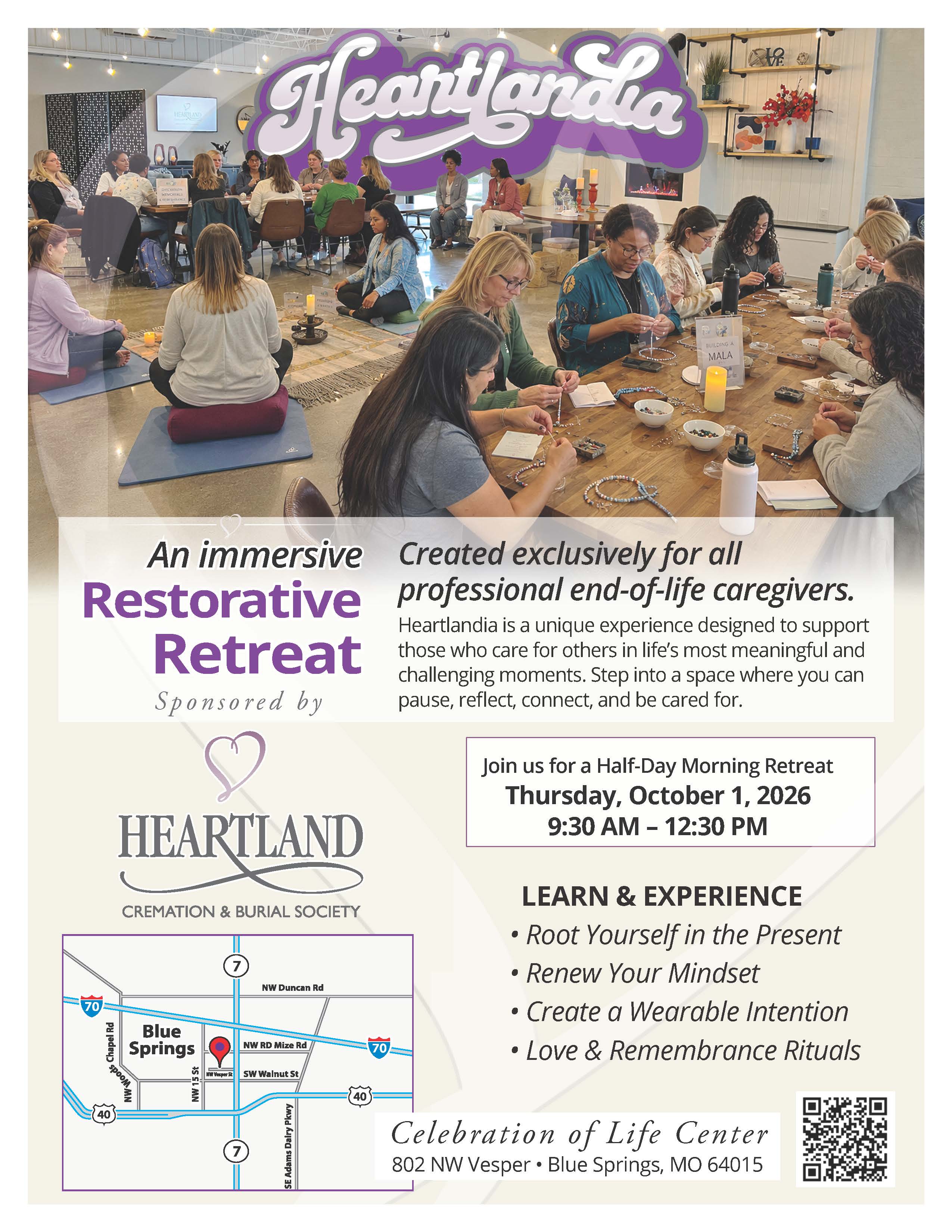 HEARTLANDIA: A Restorative Retreat for End-of-Life Caregivers