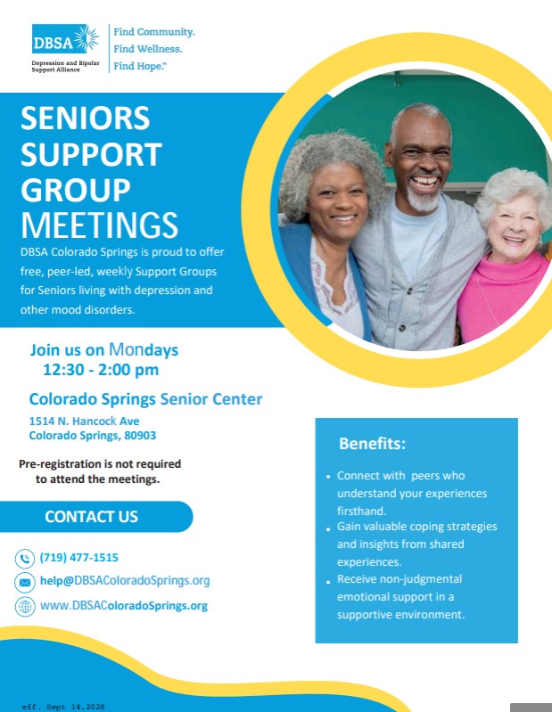 Seniors Support Group Meetings