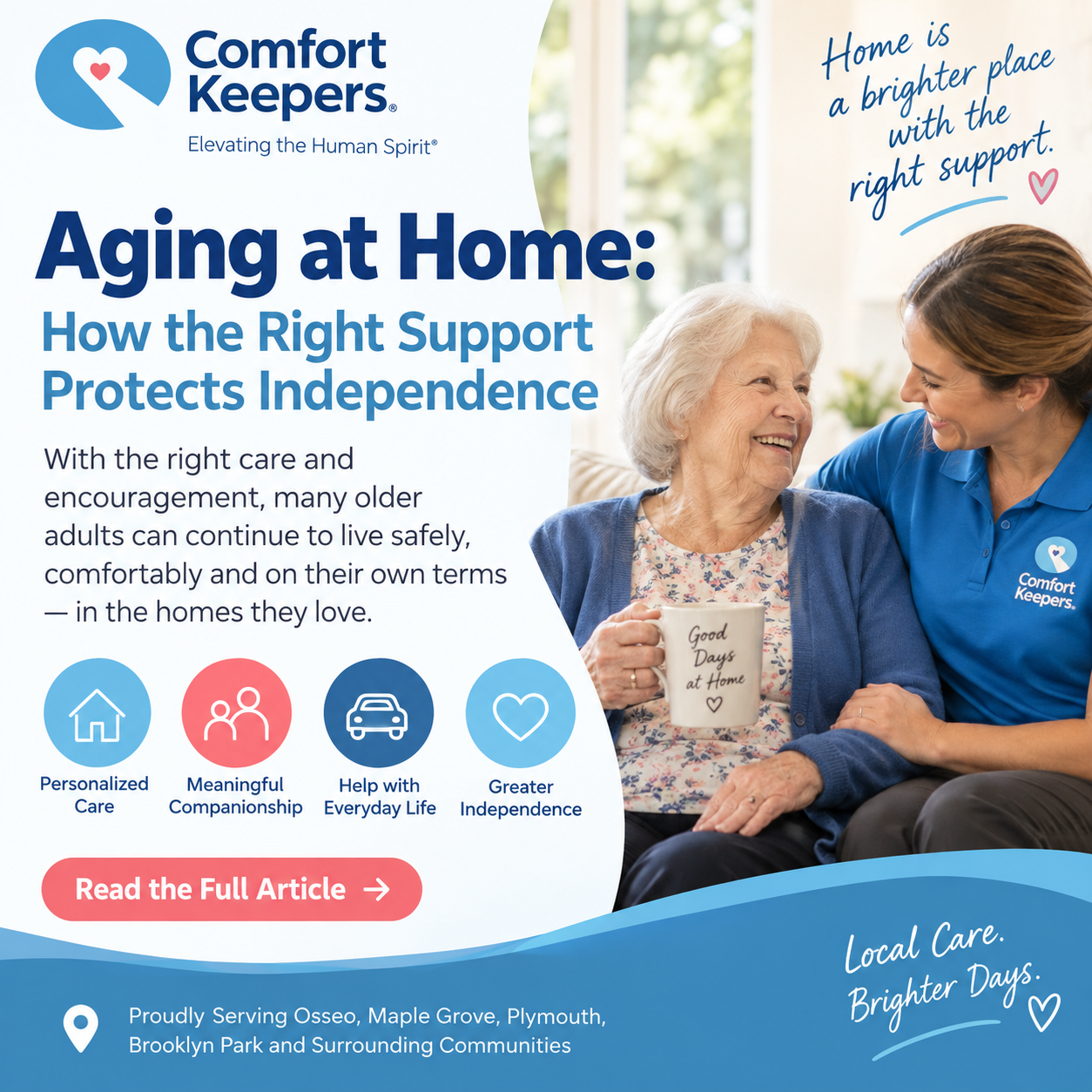 Aging at Home: How the Right Support Protects Independence