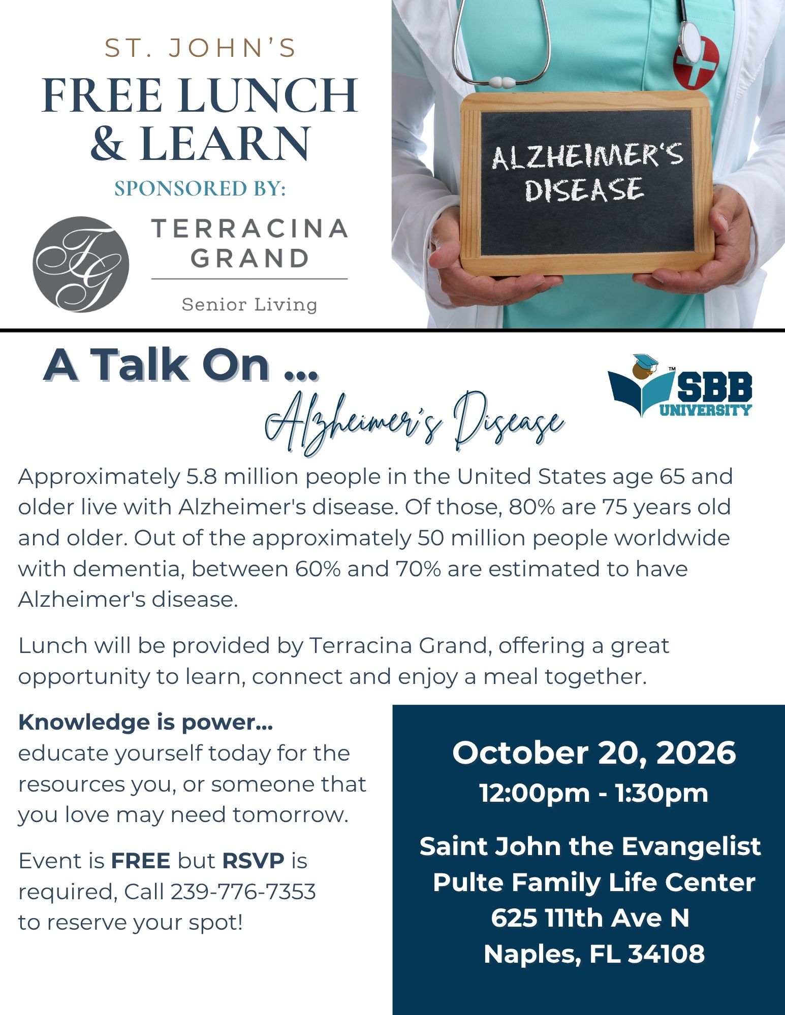 A Talk on Alzheimer's Disease
