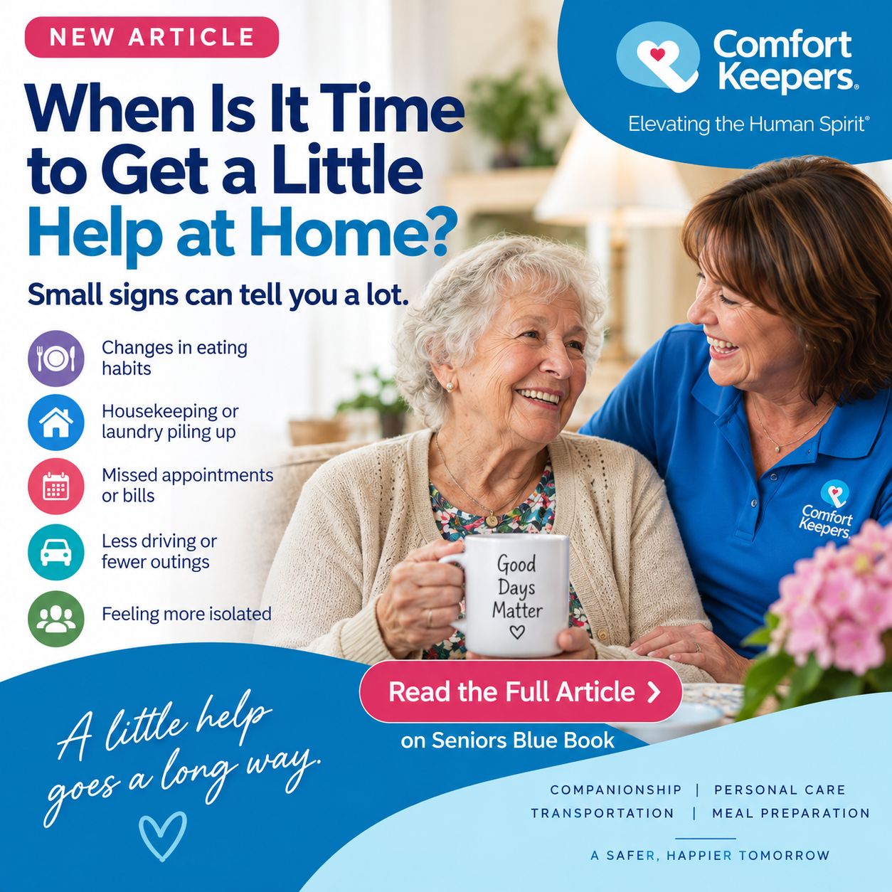 When Is It Time to Consider In-Home Care for a Parent?