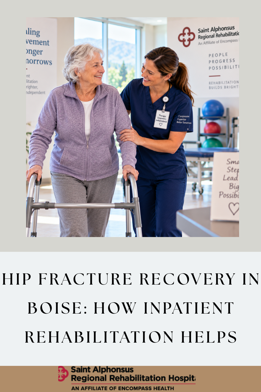 Hip Fracture Recovery in Boise: How Inpatient Rehabilitation Helps