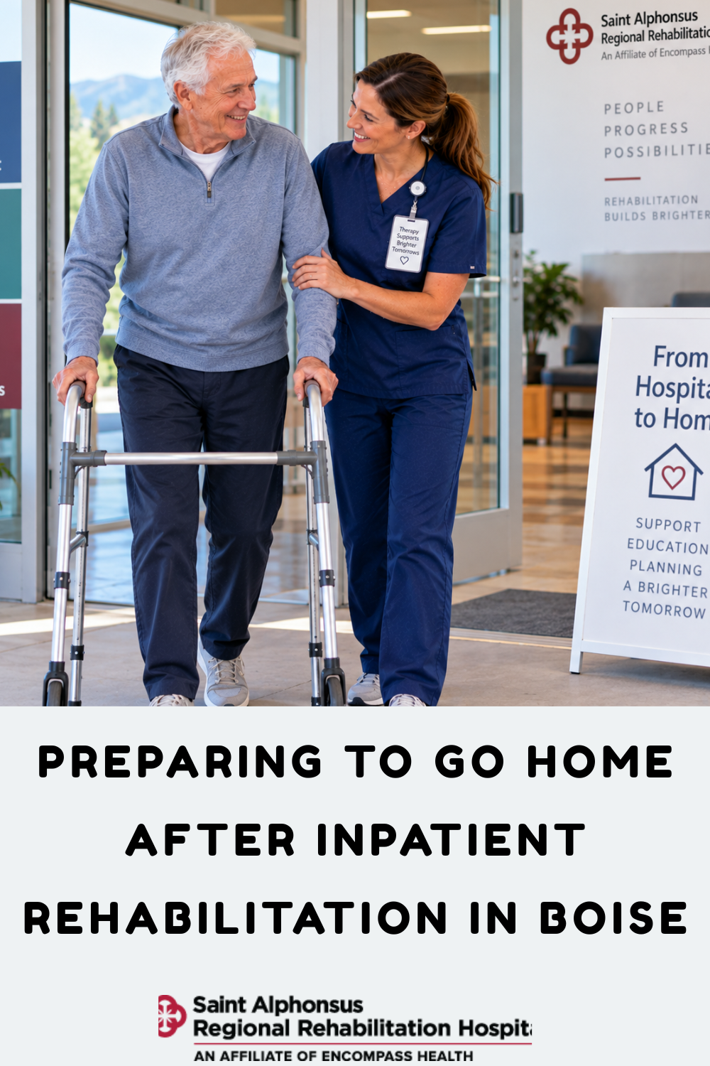 Preparing to Go Home After Inpatient Rehabilitation in Boise