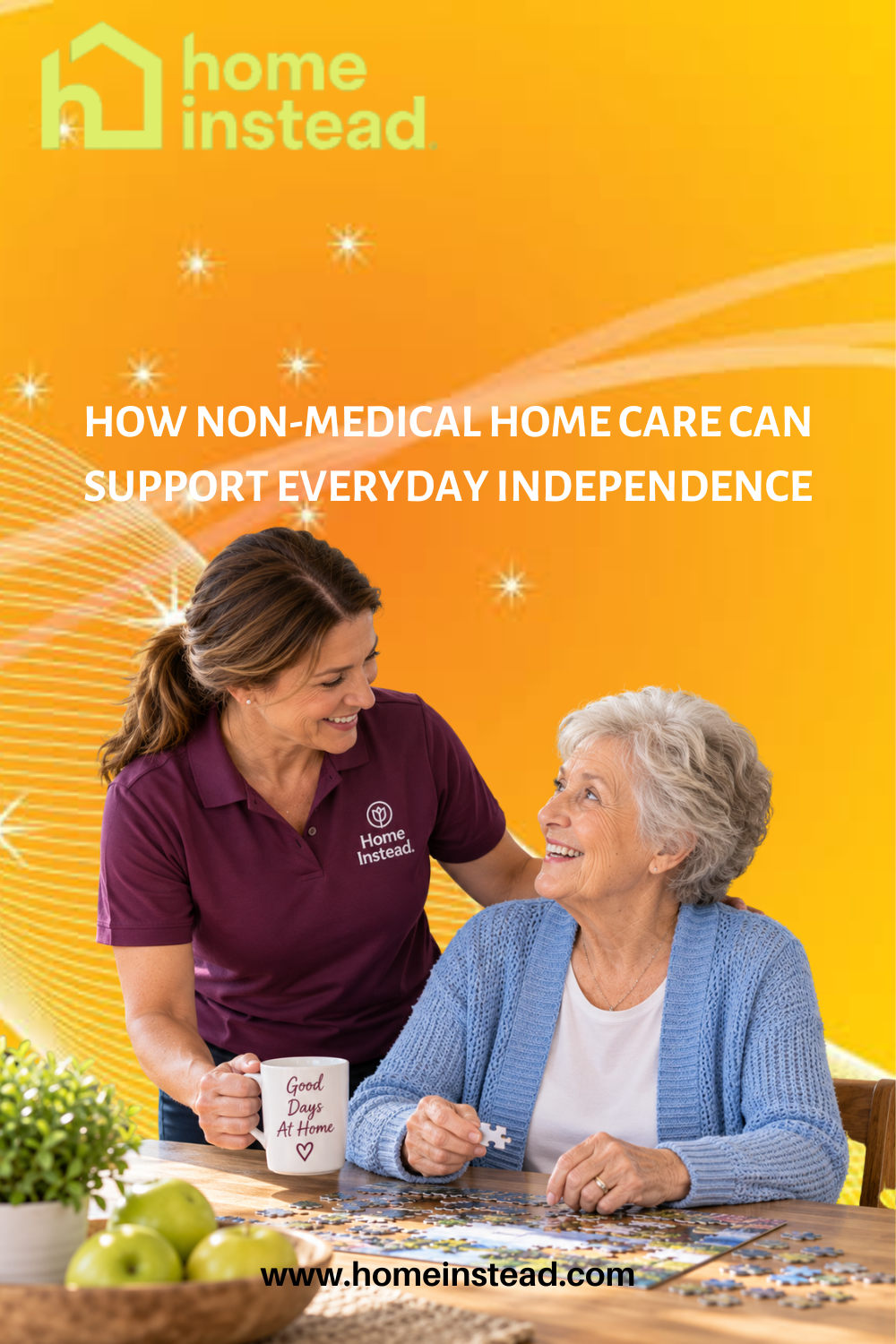 How Non-Medical Home Care Can Support Everyday Independence