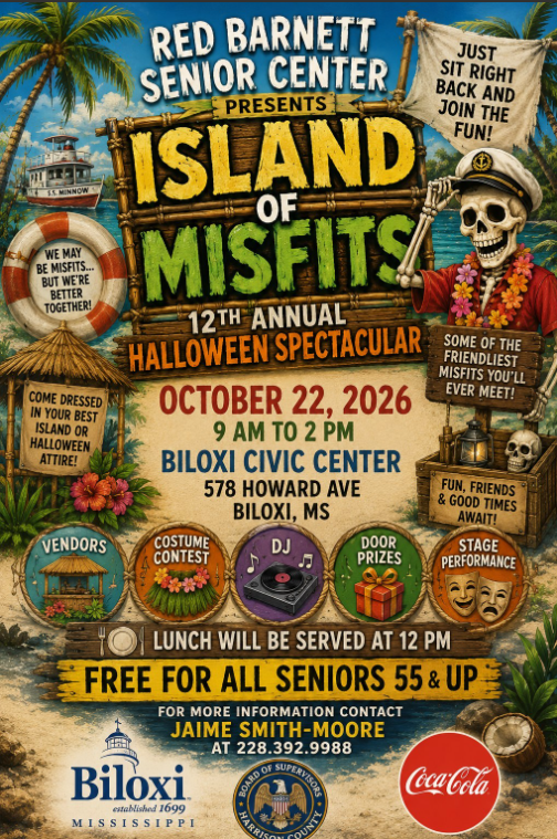 Red Barnett Senior Center 12th Halloween Spectacular "Island of Misfit