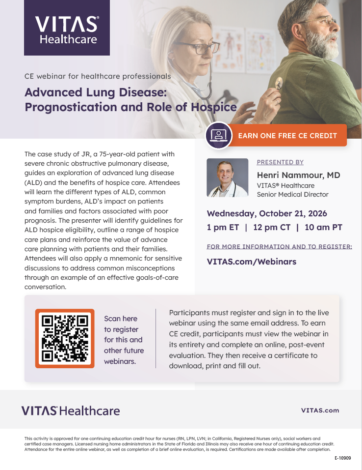 Advanced Lung Disease: Prognostication & Role of Hospice