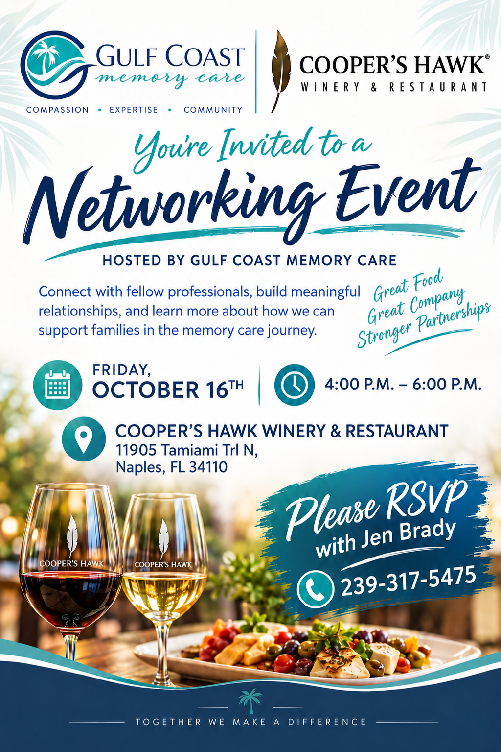 Networking Event at Coopers Hawk
