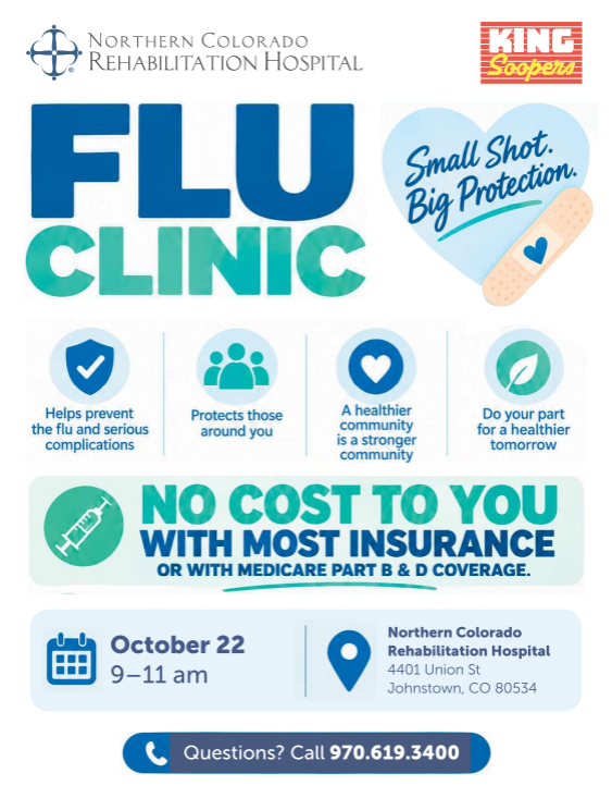 Flu Clinic - Northern Colorado Rehabilitation Hospital