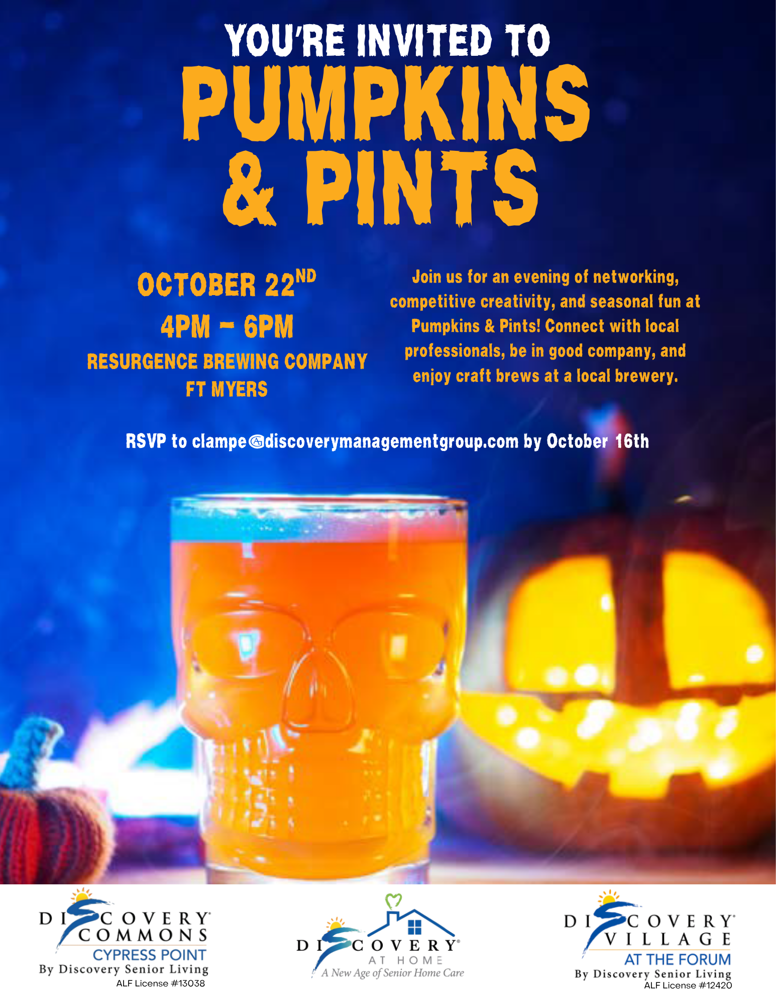 Pumpkins and Pints for Professionals