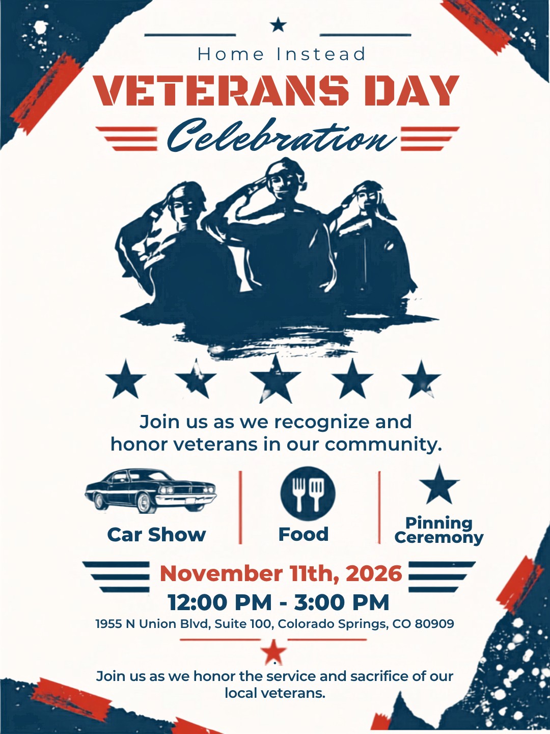 Home Instead Veterans Day Celebration