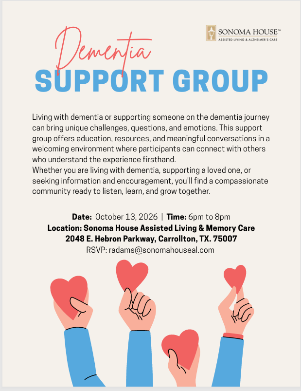 Sonoma House Dementia Support Group Meeting