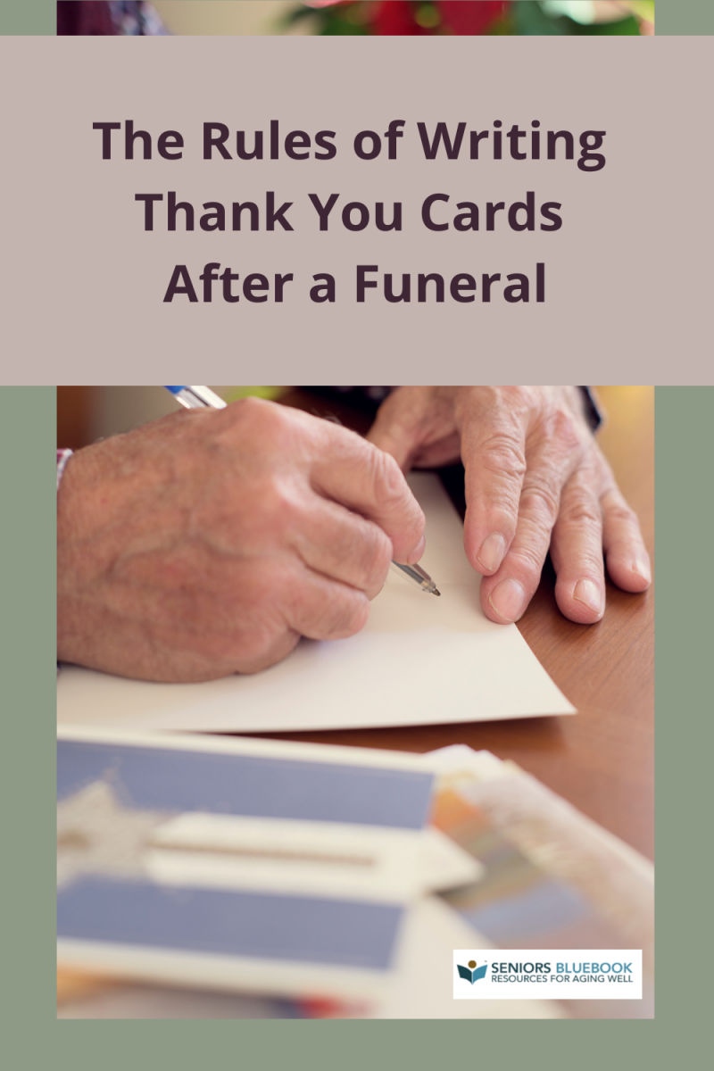 Articles The Rules Of Writing Thank You Cards After A Funeral Seniors Blue Book